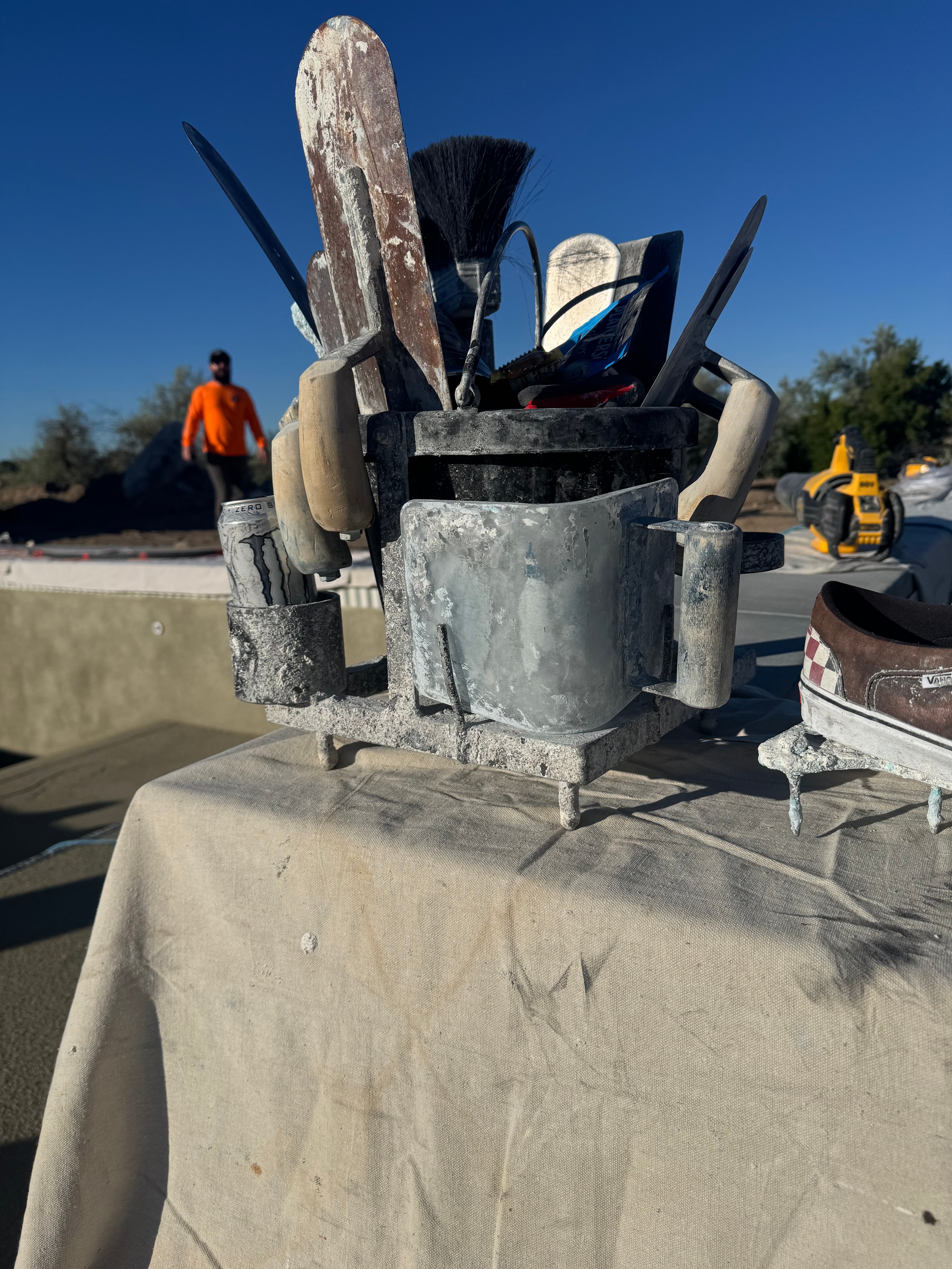 Farnsworth Pool Co. plastering tools